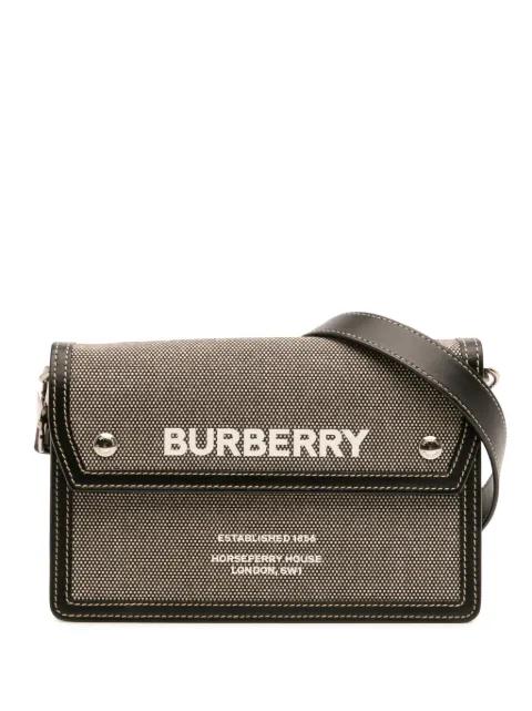 2016-2025 Canvas Horseferry Note crossbody bag by BURBERRY 