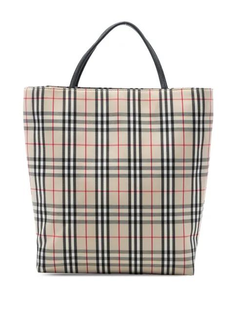 2018-2023 House Check Canvas tote bag by BURBERRY 