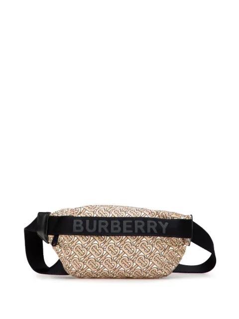 2018-2023 TB Monogram Nylon Sonny belt bag by BURBERRY 2018-2023 TB Monogram Nylon Sonny belt bag by BURBERRY