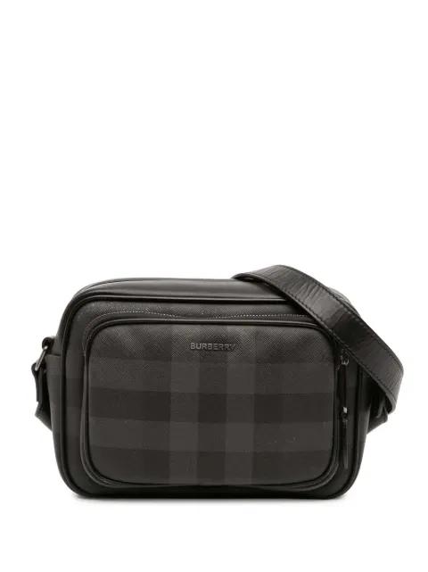 2018-2024 Coated Canvas Check Paddy Bag crossbody bag by BURBERRY 