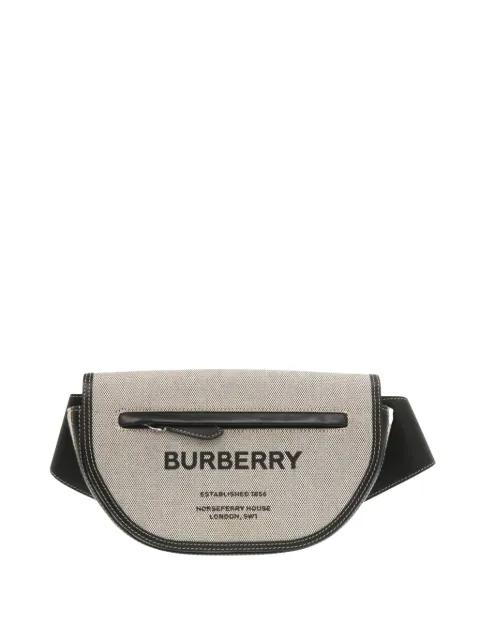 2023-2026 Small Canvas Horseferry Olympia belt bag by BURBERRY 