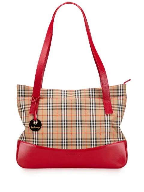 20th Century Haymarket Check Canvas tote bag by BURBERRY 