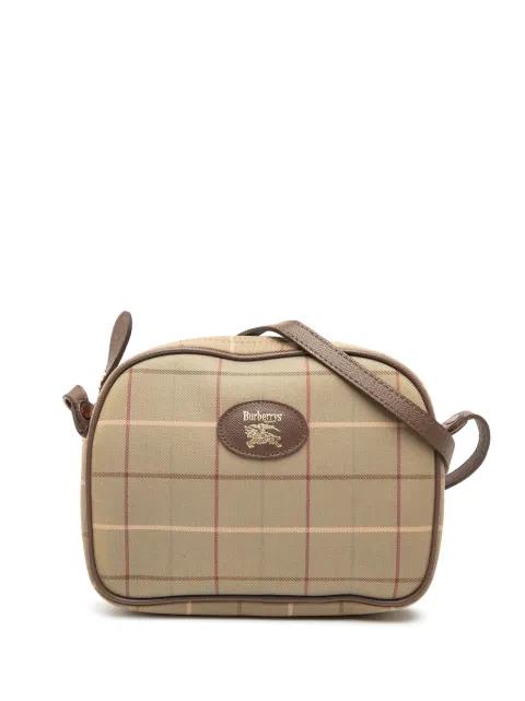 20th Century Vintage Check Canvas crossbody bag by BURBERRY 