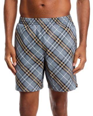 7.25" Checked Swim Shorts by BURBERRY