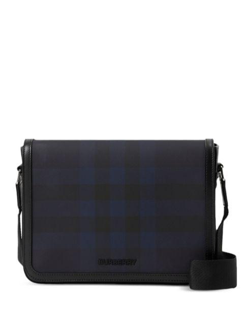 Alfred check-print messenger bag by BURBERRY