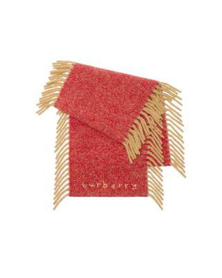 Alpaca Wool Blend Happy Scarf by BURBERRY