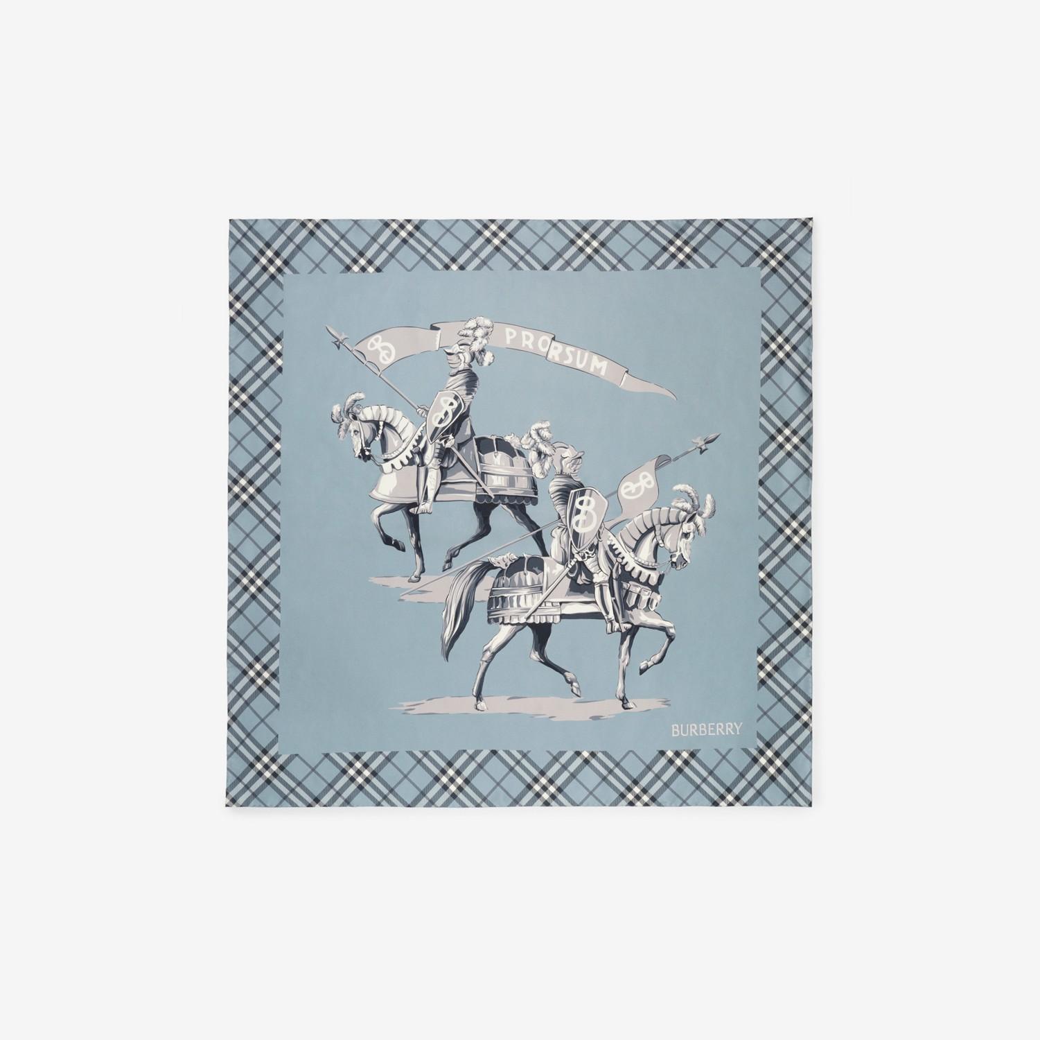 Archive Knight Silk Scarf by BURBERRY