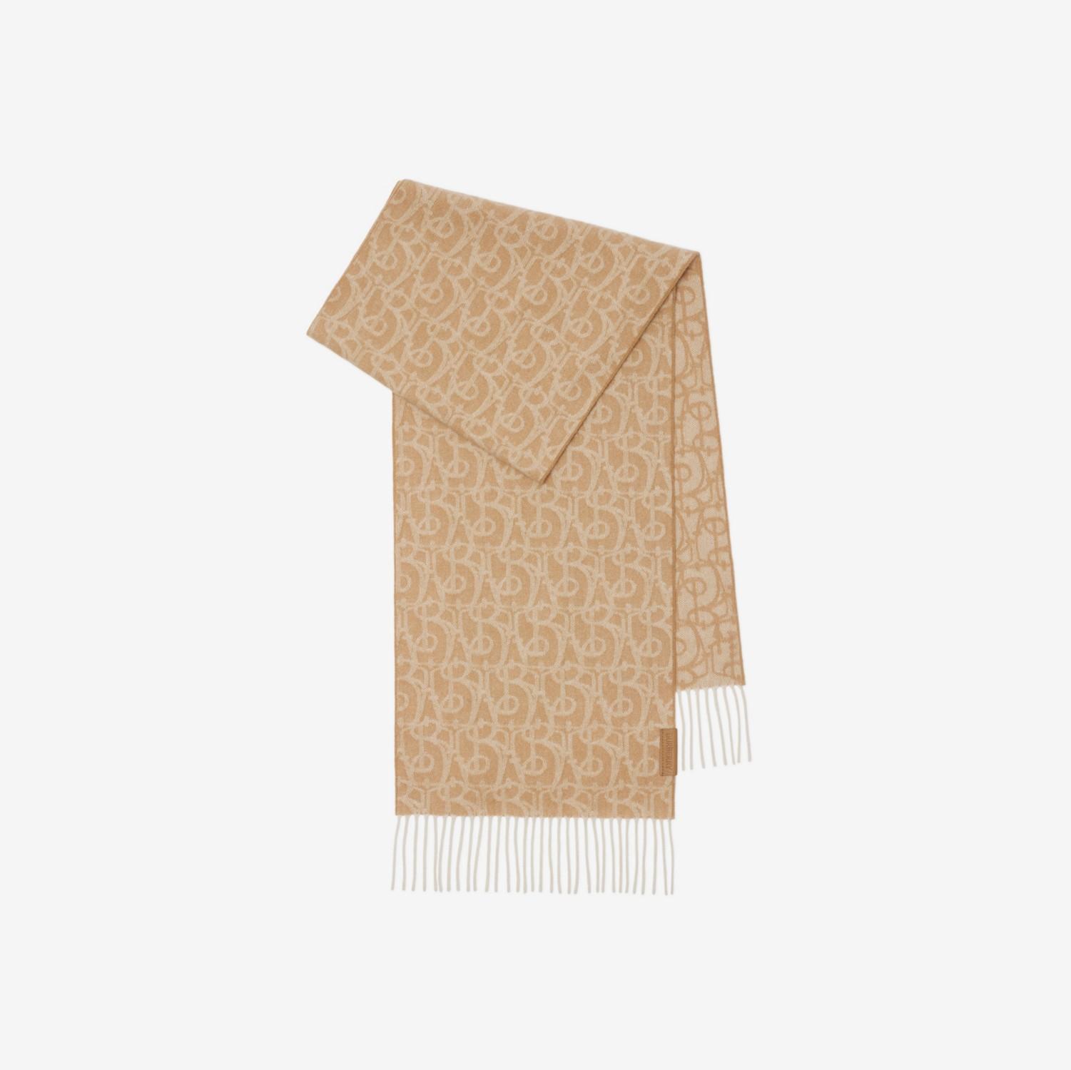 B Charm Cashmere Scarf by BURBERRY