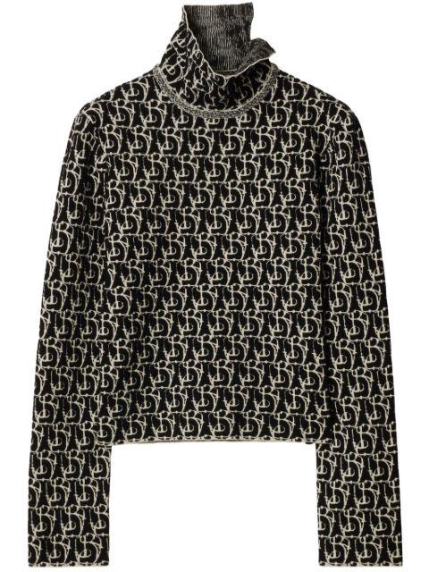 B Charm-intarsia sweater by BURBERRY