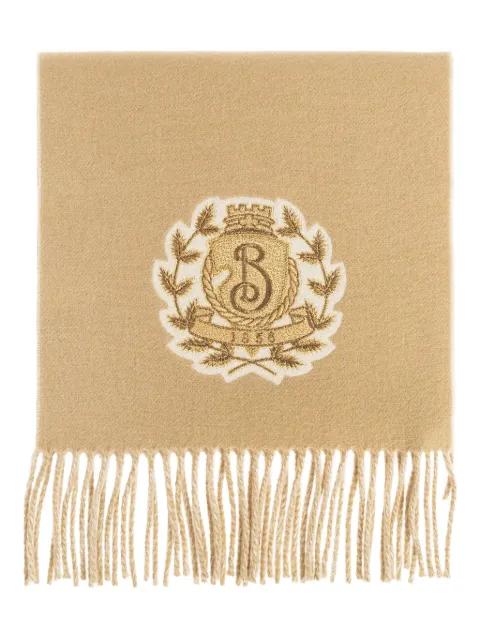 B crest cashmere scarf by BURBERRY