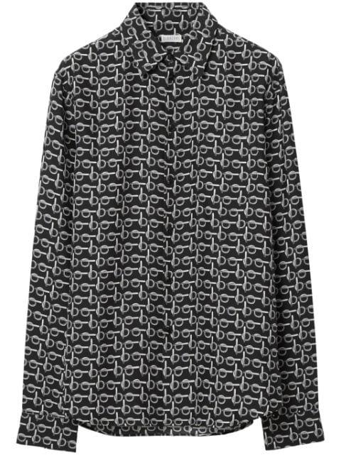 B-line silk shirt by BURBERRY