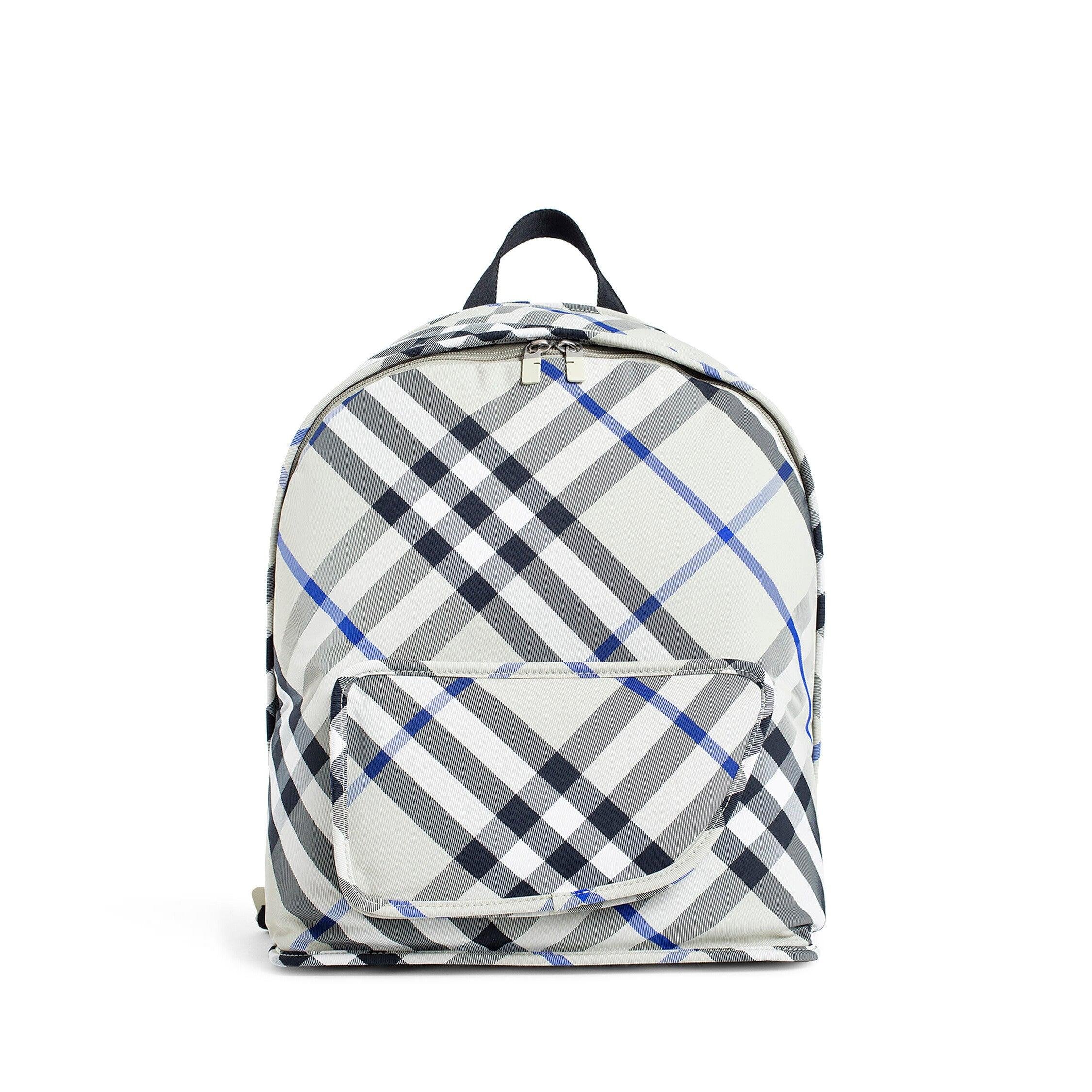 BURBERRY MAN GREY BACKPACKS by BURBERRY