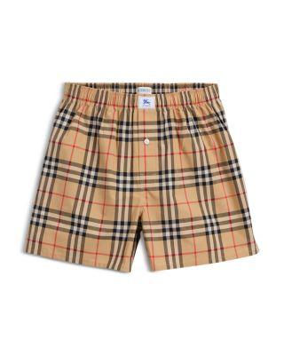 Barnaby Check Cotton Boxers by BURBERRY