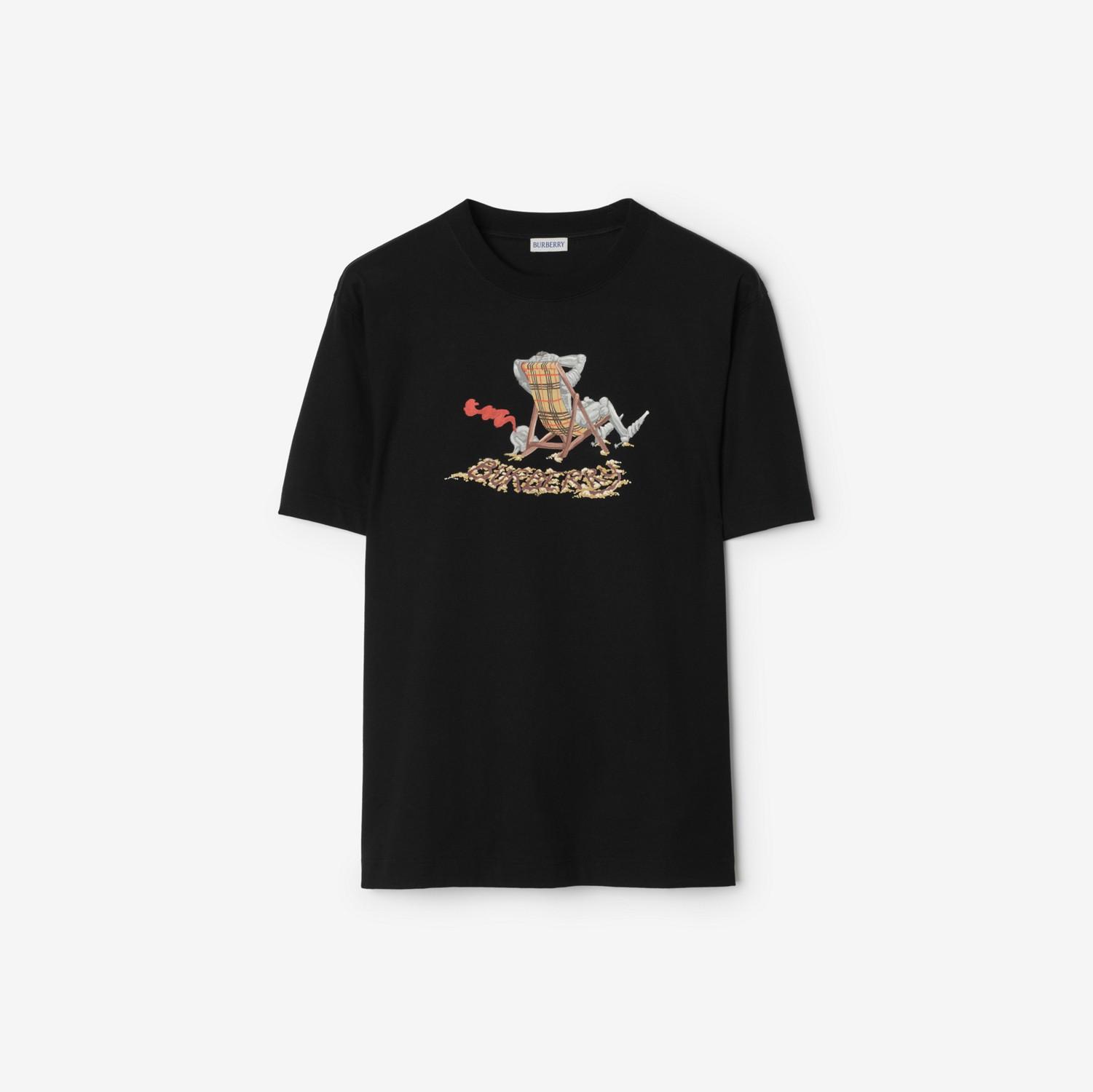 Beach Knight Cotton T-shirt by BURBERRY