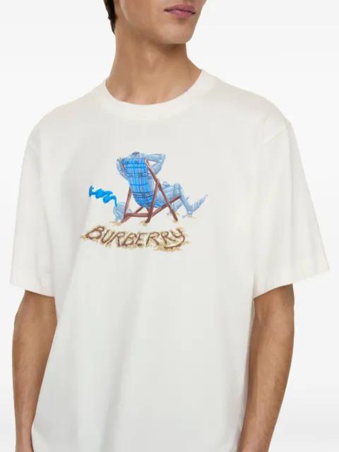 Beach Knight cotton T-shirt by BURBERRY