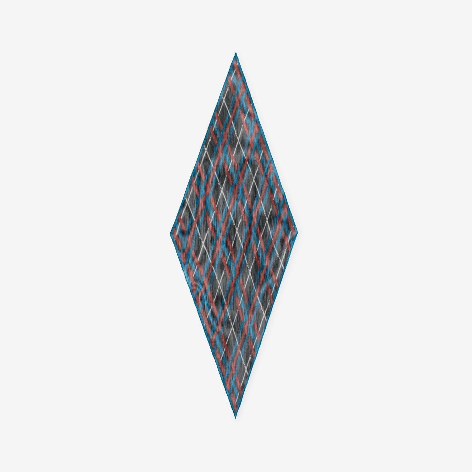 Belt Check Silk Chiffon Scarf by BURBERRY