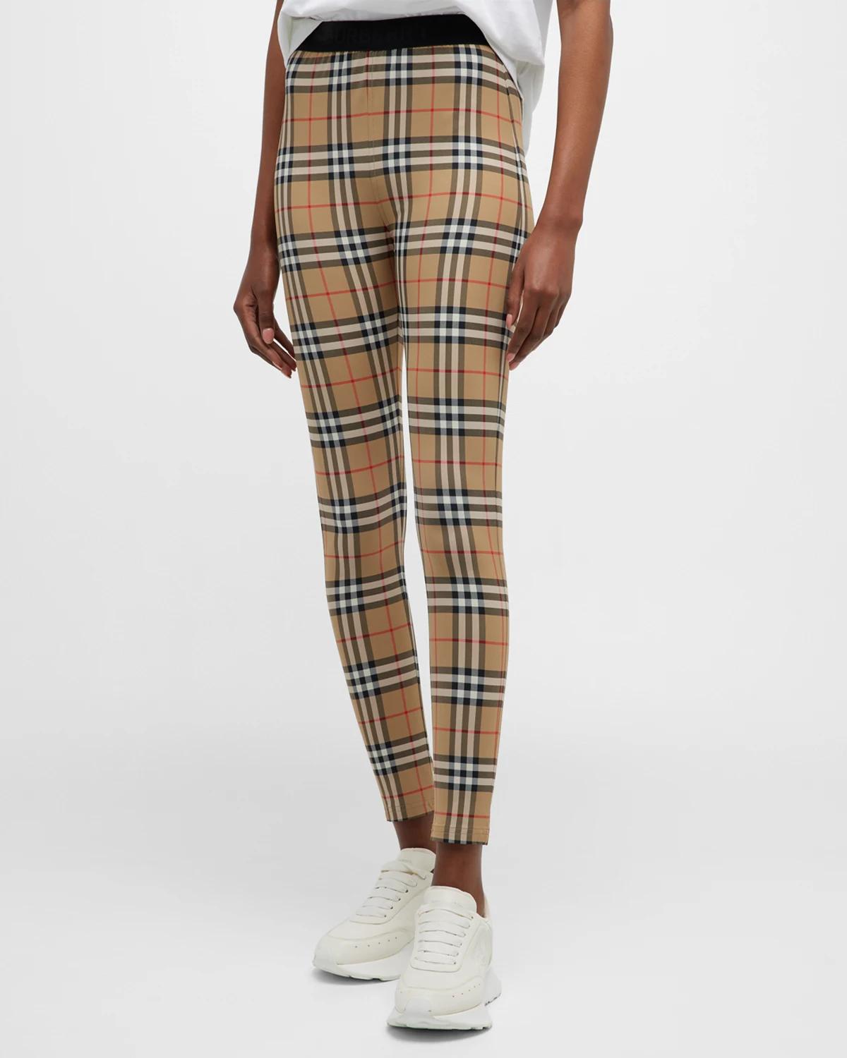 Belvoir Vintage-Check Leggings by BURBERRY