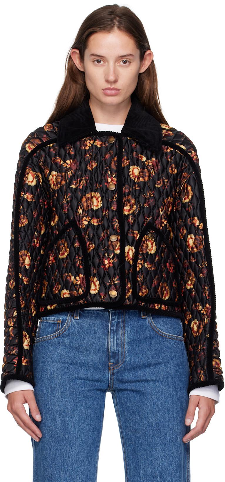 Black Floriston Jacket by BURBERRY