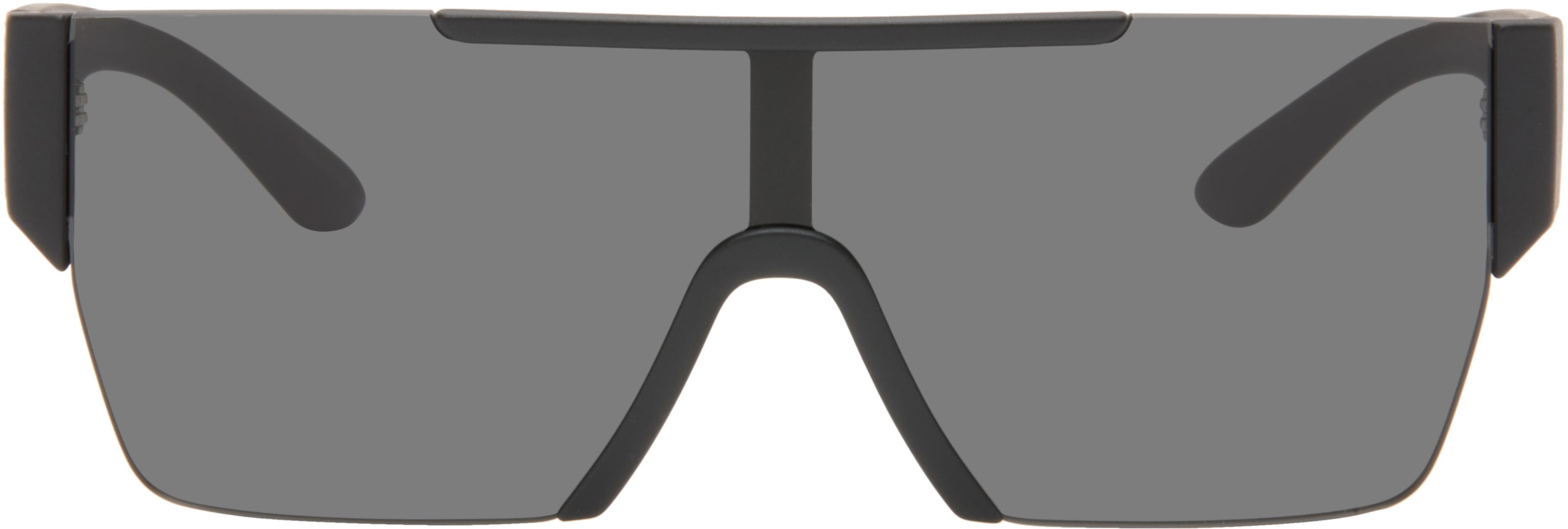 Black Shield Sunglasses by BURBERRY