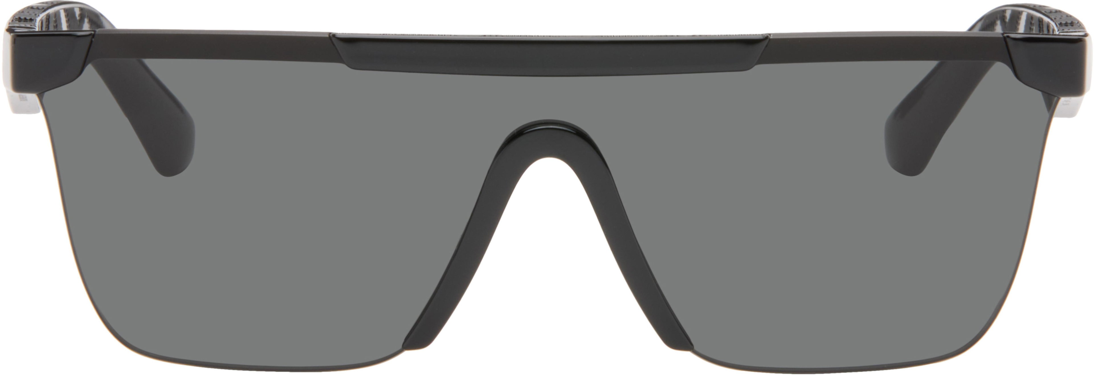 Black Shield Sunglasses by BURBERRY