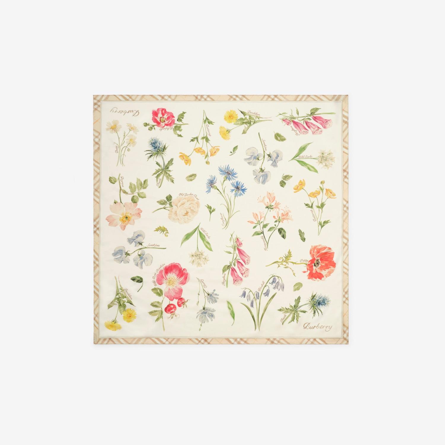 Blooms of Britain Silk Scarf by BURBERRY