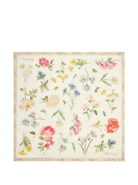 Blooms of Britain silk scarf by BURBERRY