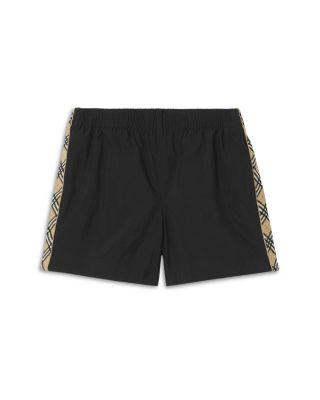 Boys' C:KB7 Atticus Check Trim Swim Shorts - Big Kid by BURBERRY