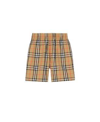 Boys' Check Cotton Cargo Shorts - Little Kid by BURBERRY