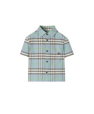 Boys' Check Cotton Oxford Shirt - Baby by BURBERRY