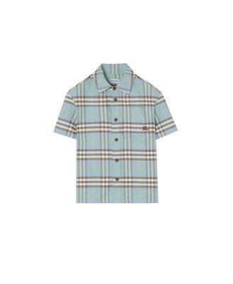 Boys' Check Cotton Oxford Shirt - Little Kid by BURBERRY