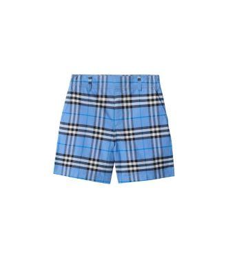 Boys' Check Cotton Oxford Shorts - Baby by BURBERRY