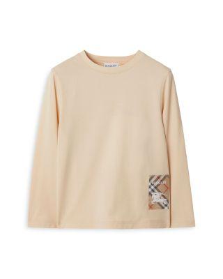 Boys' Check Label Cotton Top - Little Kid by BURBERRY