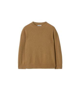 Boys' Check Patch Wool Cashmere Sweater - Little Kid by BURBERRY