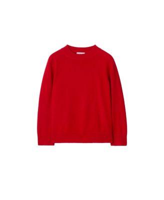Boys' Check Patch Wool Cashmere Sweater - Little Kid by BURBERRY