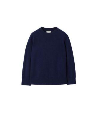 Boys' Check Patch Wool Cashmere Sweater - Little Kid by BURBERRY