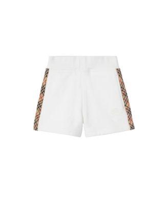 Boys' Check Trim Cotton Shorts - Baby by BURBERRY