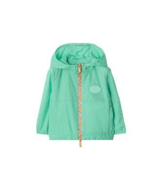 Boys' Checker-tape Nylon Hooded Jacket - Baby by BURBERRY