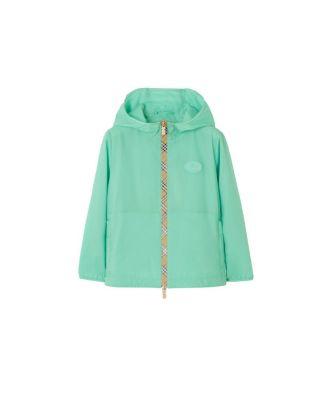 Boys' Checker-tape Nylon Hooded Jacket - Baby by BURBERRY