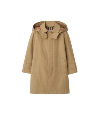 Boys' Cotton Hooded Car Coat - Little Kid by BURBERRY