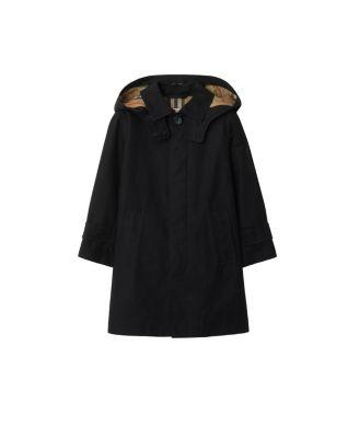 Boys' Cotton Hooded Car Coat - Little Kid by BURBERRY