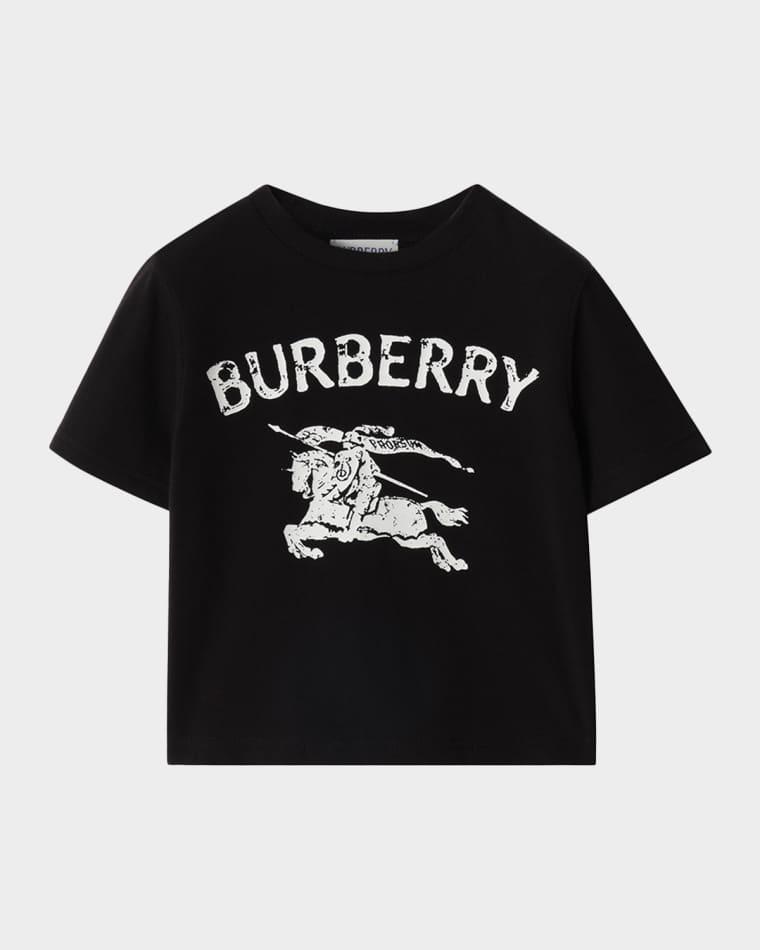 Boy's EKD Stretch Cotton T-Shirt, Size 6M-3 by BURBERRY