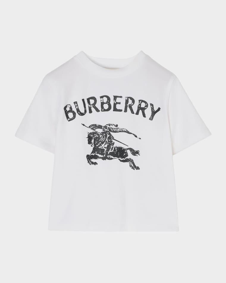 Boy's EKD Stretch Cotton T-Shirt, Size 6M-3 by BURBERRY