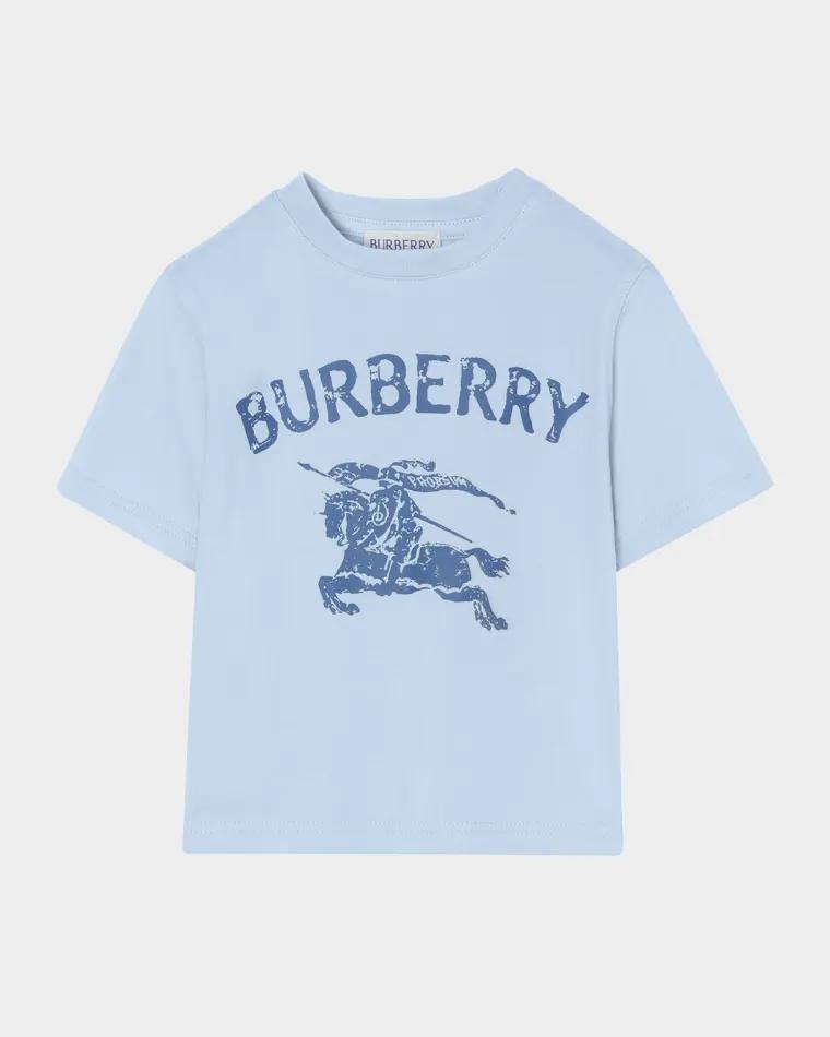 Boy's EKD Stretch Cotton T-Shirt, Size 6M-3 by BURBERRY
