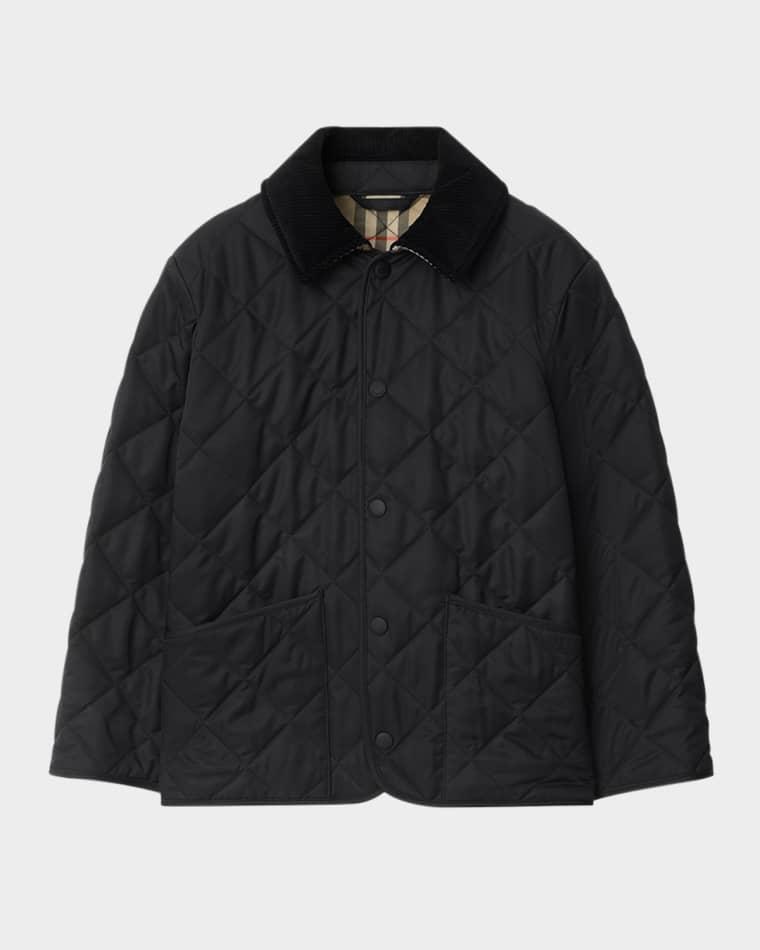 Boy's Milo Quilted Jacket, Size 3-14 by BURBERRY