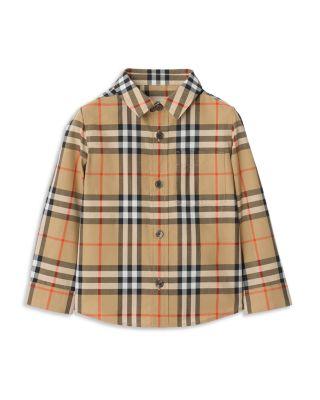 Boys' Owen Check Cotton Shirt - Baby by BURBERRY