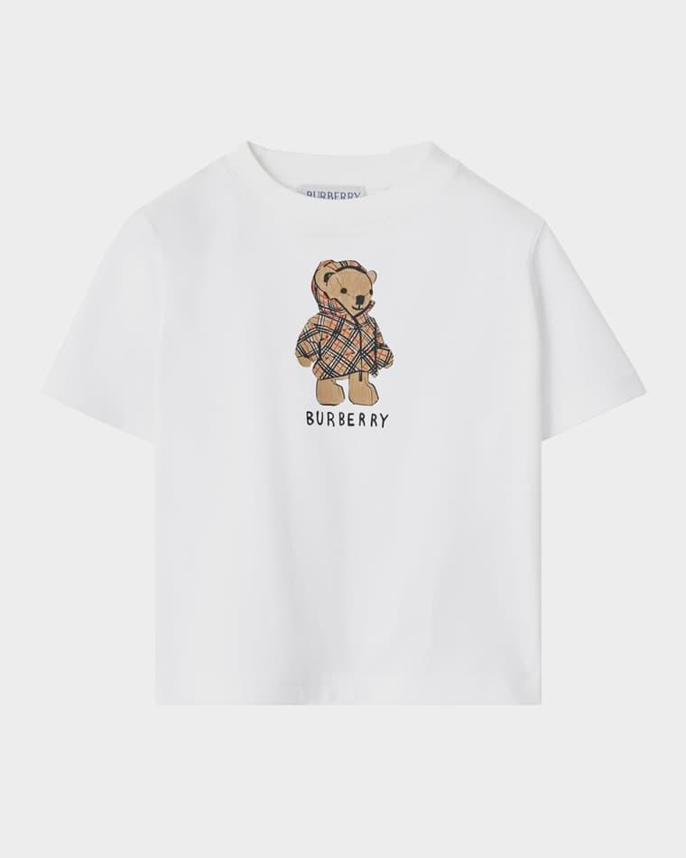 Boy's Puffer Bear Cotton T-Shirt, Size 6M-3 by BURBERRY