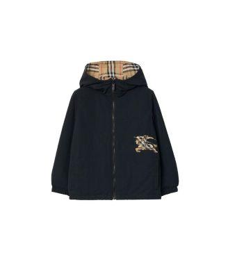 Boys' Reversible Check Hooded Jacket - Little Kid by BURBERRY