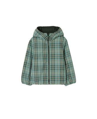 Boys' Reversible Check Hooded Jacket - Little Kid by BURBERRY