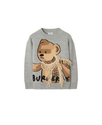 Boys' Thomas Bear Wool Sweater - Little Kid by BURBERRY