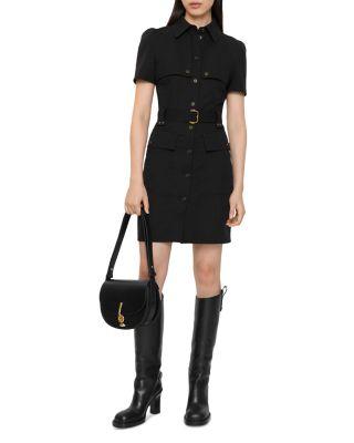 Bridget Trench Wool Dress by BURBERRY